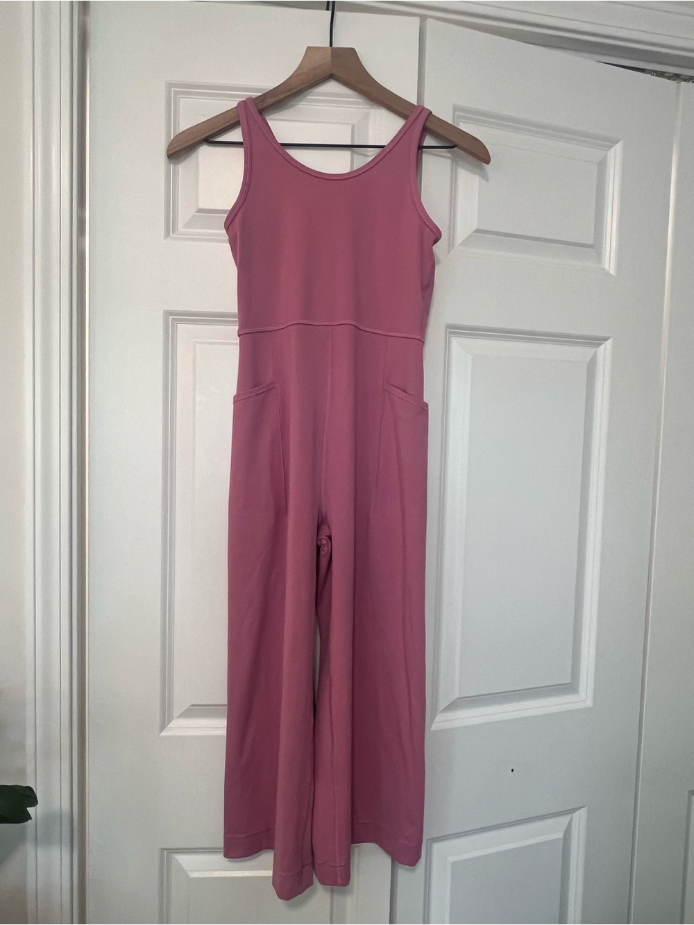Athleta Girl Pink Sleeveless Jumpsuit w/ Pockets